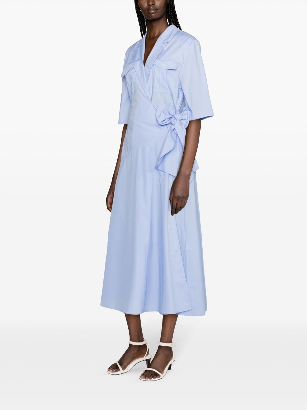 MSGM Light Blue Dress for Women - SS24 Collection