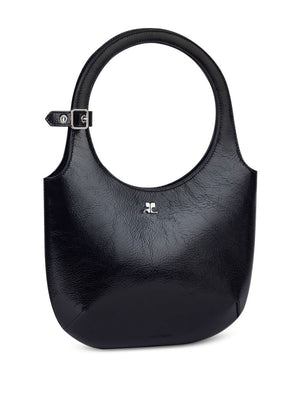 COURREGÈS Elegant Leather Shoulder Handbag