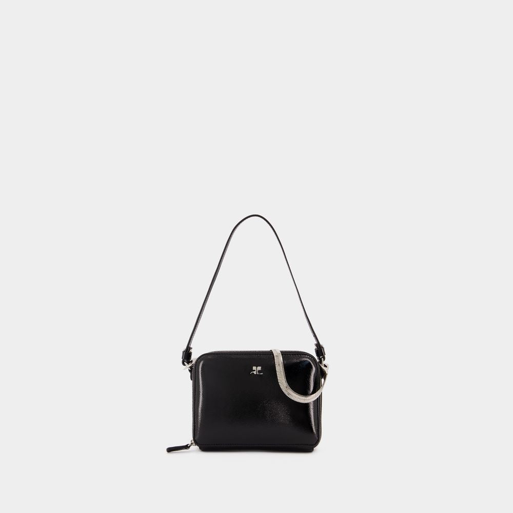 COURREGÈS Mini Black Cloud Handbag