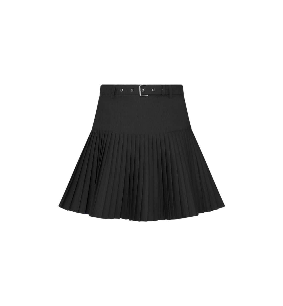 DIOR Elegant Black Pleated Miniskirt for Women - SS24 Collection