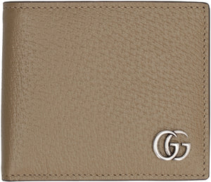 GUCCI Elegant Mini Leather Wallet with Flap Closure - 11x9.5 cm