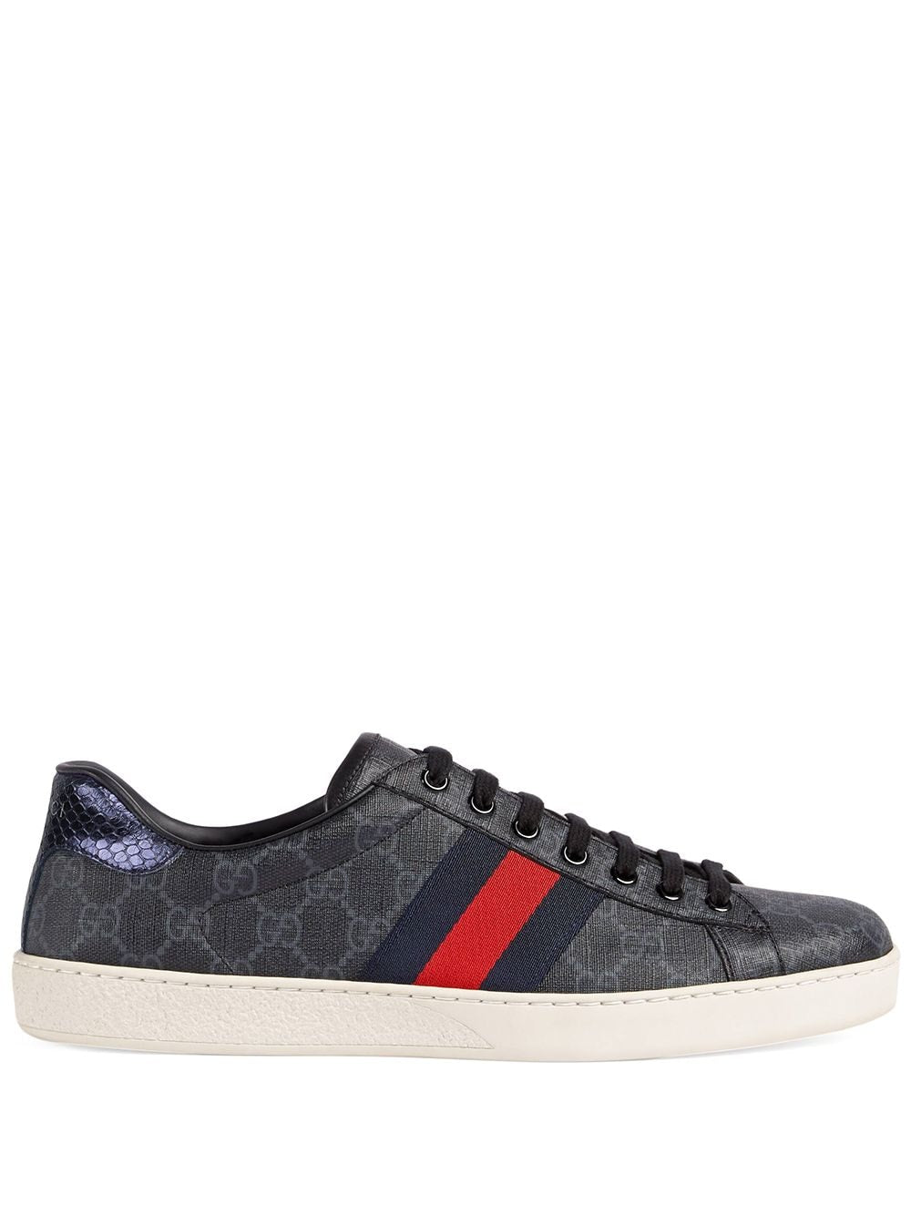 GUCCI Classic Black Canvas Men's Sneakers - Perfect for Any Occasion