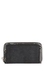 STELLA MCCARTNEY Black Shaggy Deer Chain Wallet for Women