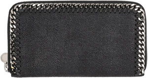 STELLA MCCARTNEY Black Shaggy Deer Chain Wallet for Women