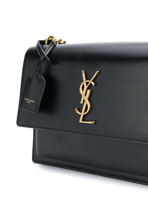 SAINT LAURENT Elegant Sunset Chain Wallet