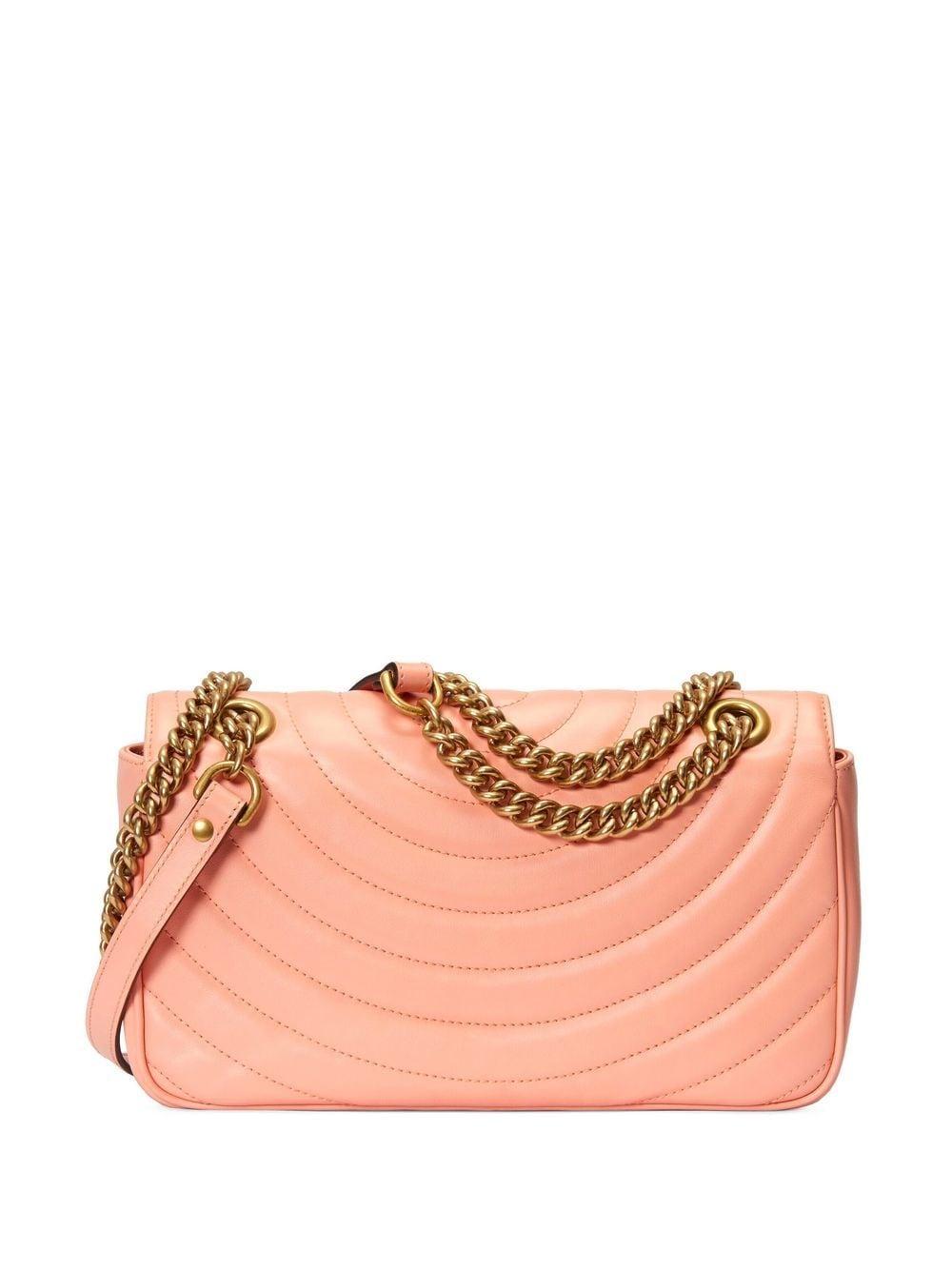 GUCCI Pink Quilted Leather Shoulder Handbag for Women