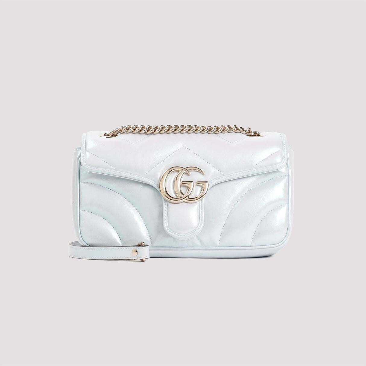 GUCCI Luxurious Small Nappa Leather Shoulder Bag 26x13x7cm