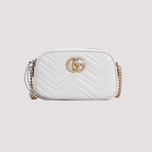 GUCCI Mini Marmont Matelassé Leather Shoulder Bag W:9.5in H:5in D:2.8in