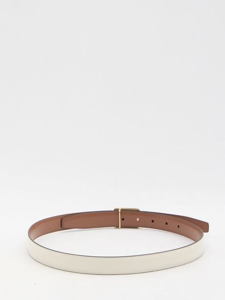 CELINE Reversible Medium Leather Belt