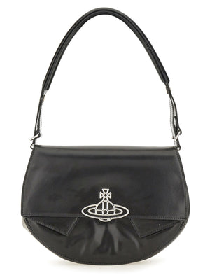 VIVIENNE WESTWOOD Sadie Leather Shoulder Handbag