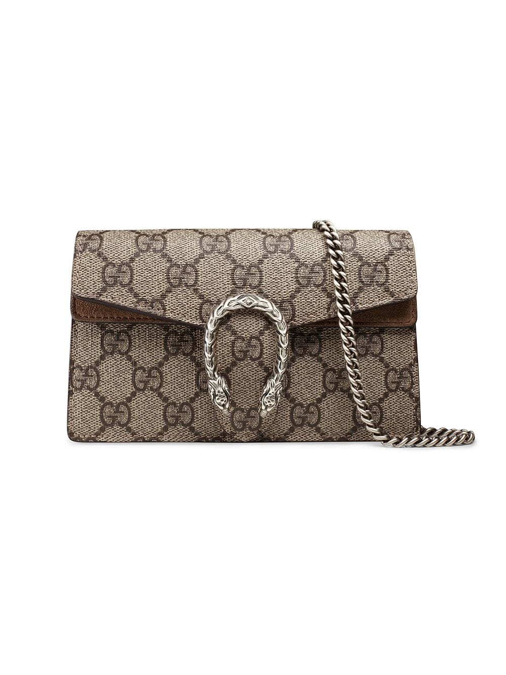 GUCCI Mini Crossbody Handbag with Tiger Head Buckle