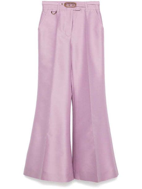 ZIMMERMANN Chic Lilac Trousers for Women - FW24 Collection