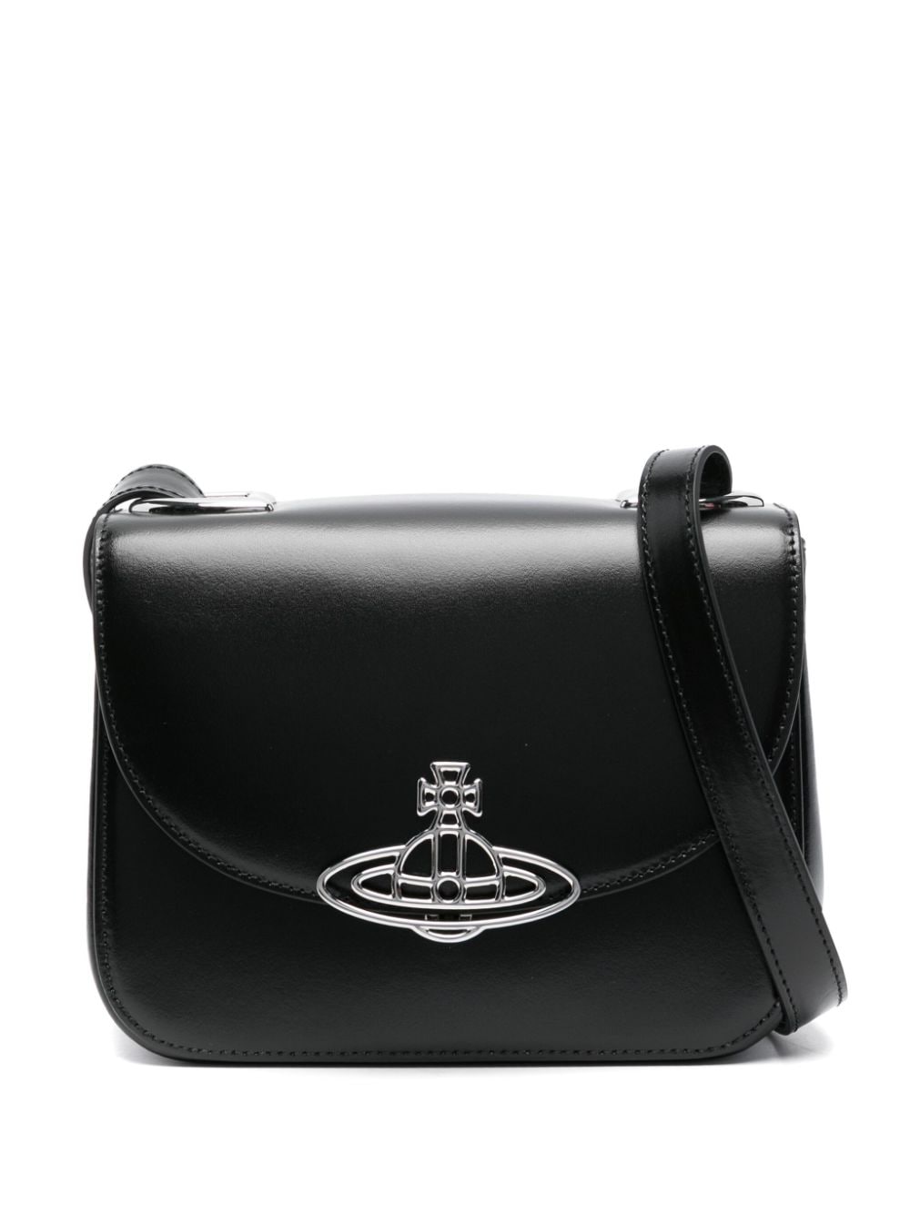 VIVIENNE WESTWOOD BLACK LEATHER Handbag WITH ORB