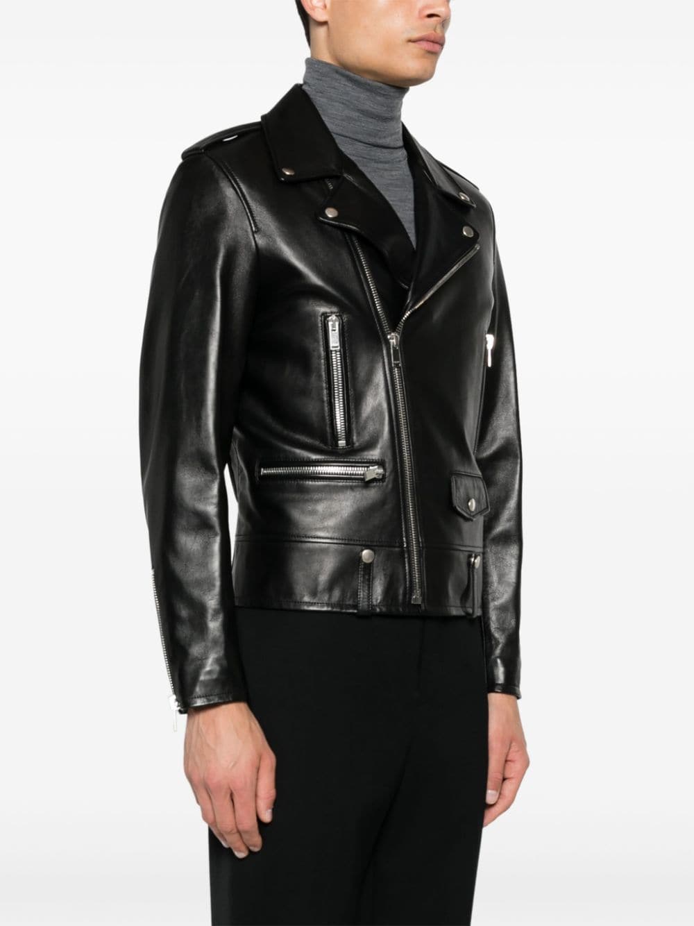 SAINT LAURENT Luxury Rebel Motorcycle Jacket