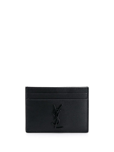 SAINT LAURENT Mini Monogram Credit Card Holder