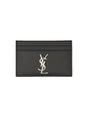 SAINT LAURENT Mini Luxurious Leather Card Holder