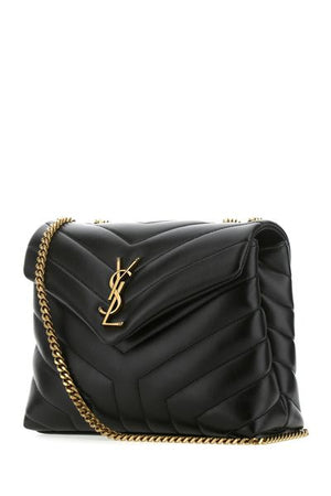 SAINT LAURENT Designer Black Leather Handbag for Women - SS24 Collection