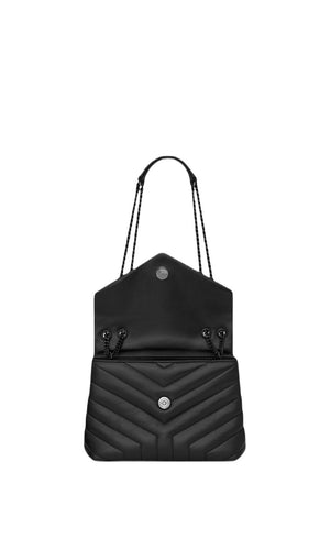 SAINT LAURENT Stylish Black Leather Handbag for Women