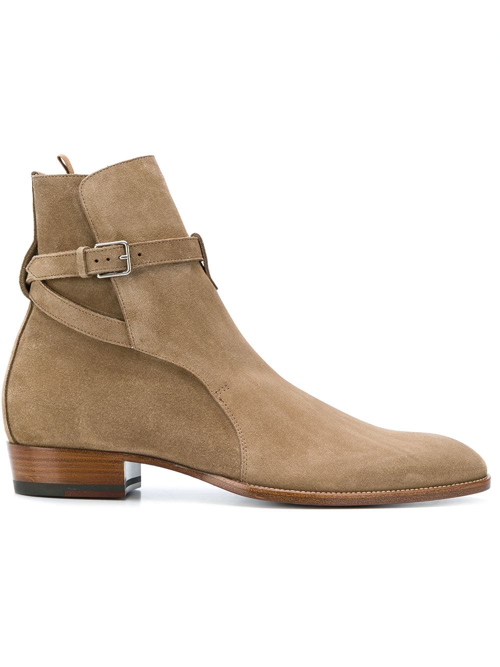 SAINT LAURENT 30 Suede Leather Boots for Men