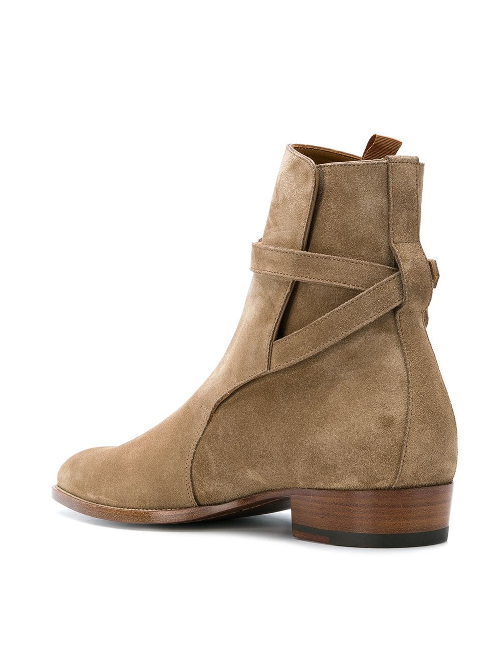 SAINT LAURENT 30 Suede Leather Boots for Men