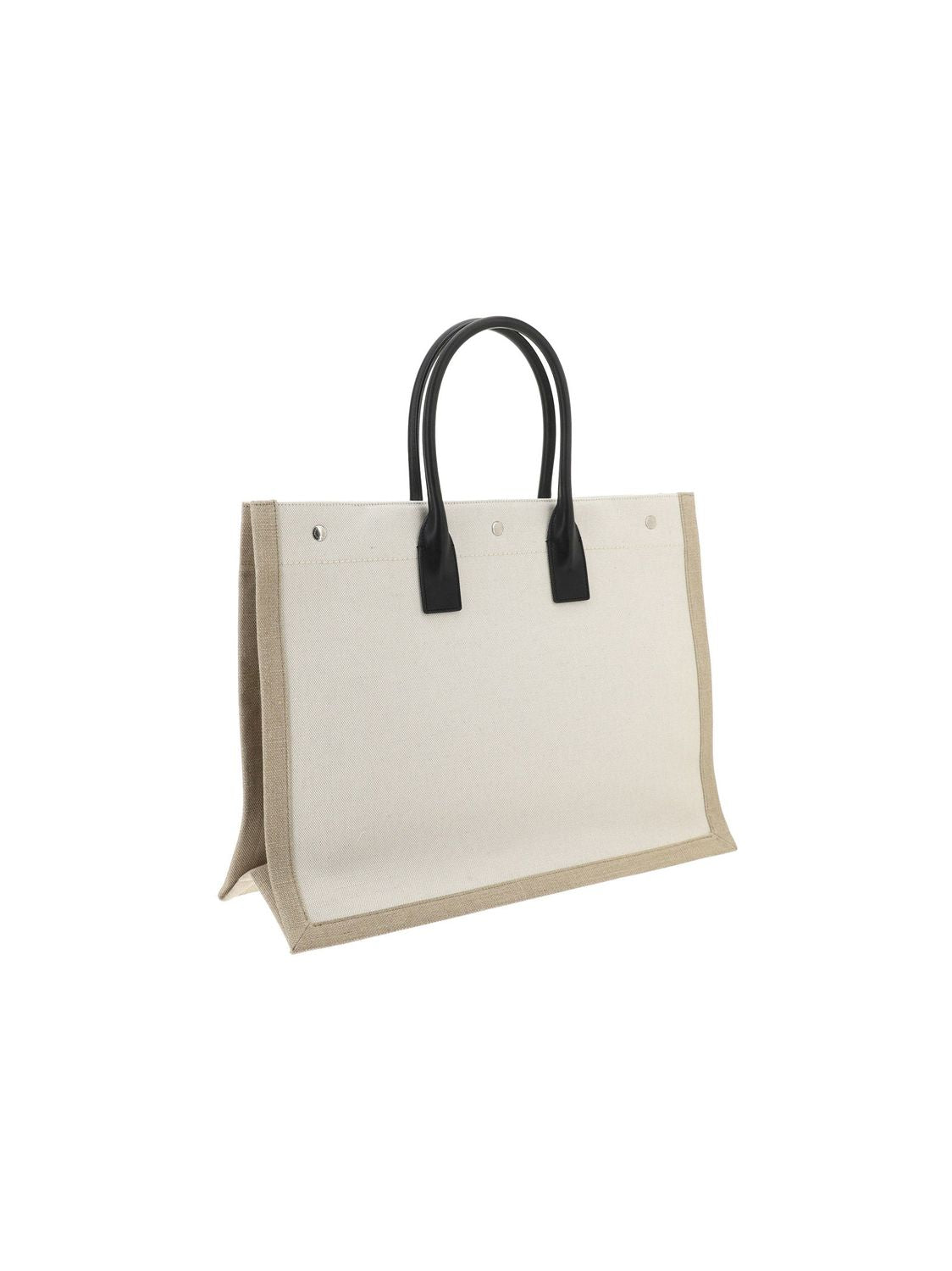 SAINT LAURENT Elegant Canvas Tote Handbag for Stylish Women