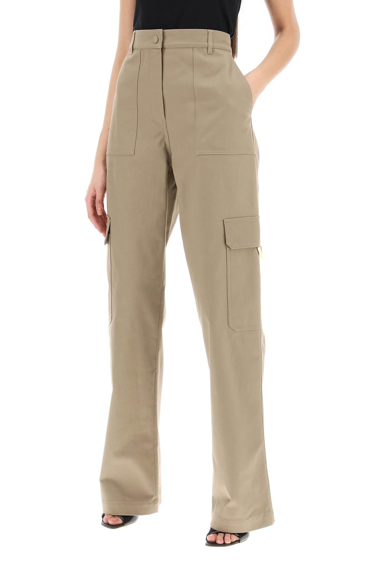 VALENTINO GARAVANI Utility Cargo Pants - Beige