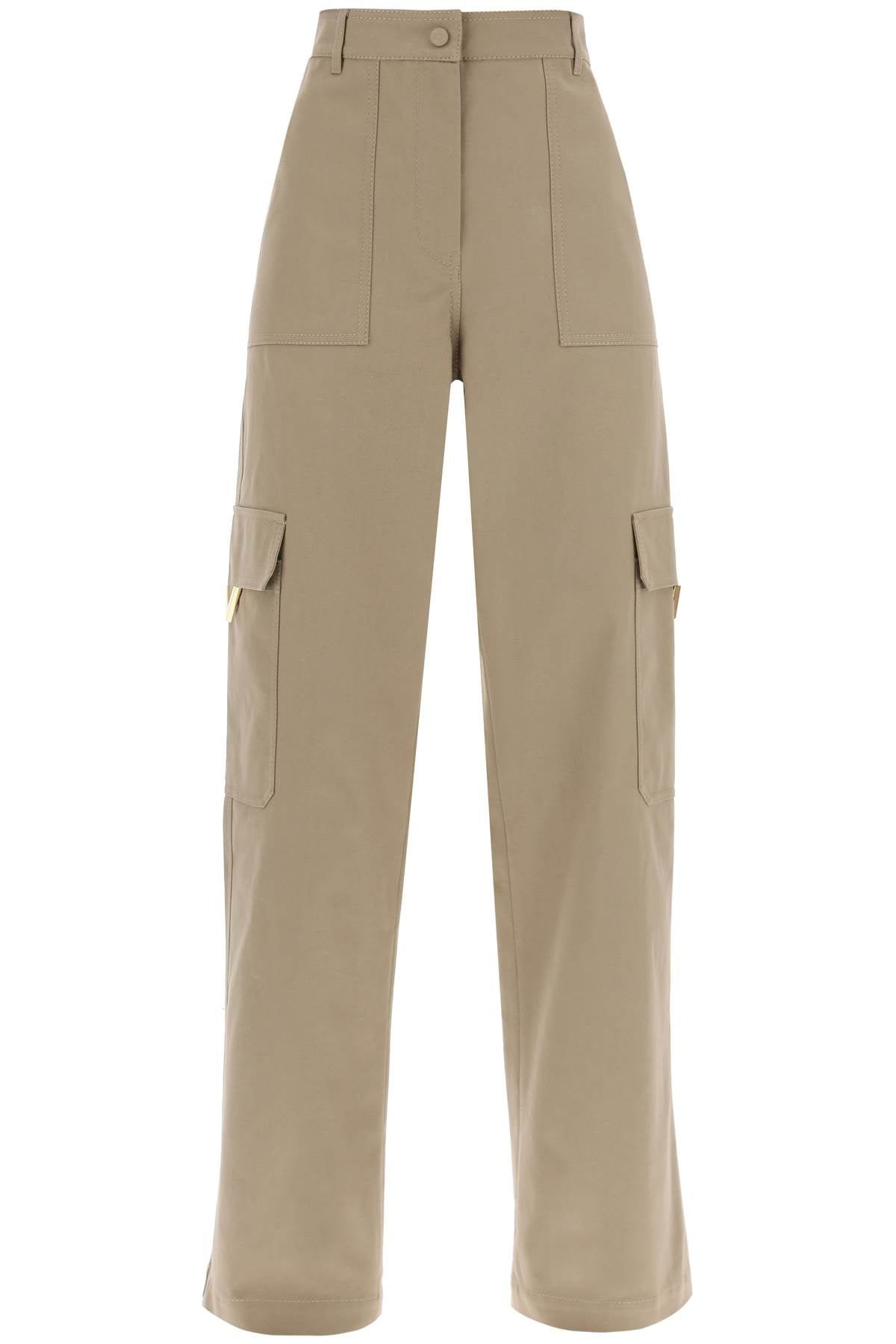 VALENTINO GARAVANI Utility Cargo Pants - Beige