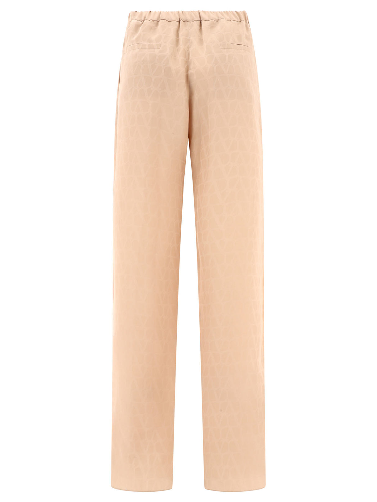 VALENTINO Chic Pink Silk Trousers for Women - SS24 Collection