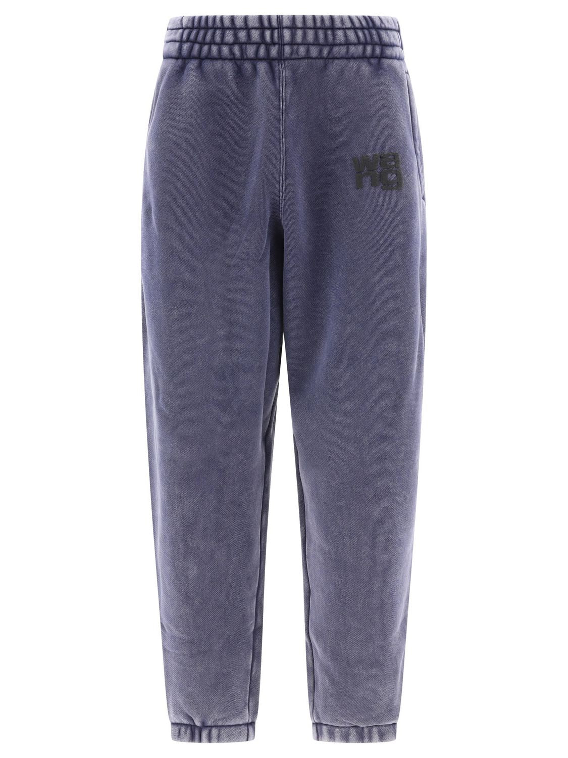 ALEXANDER WANG High-Rise Jogger Pants with Signature Detail