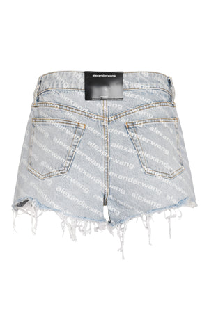 ALEXANDER WANG High-Waisted Mini Denim Shorts