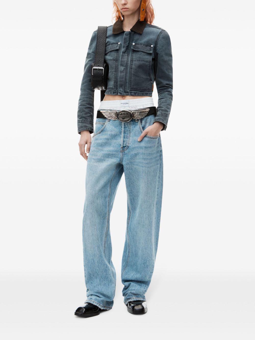 ALEXANDER WANG Urban Boxer-Banded Balloon Jeans