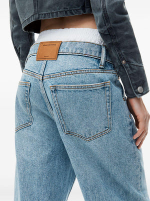 ALEXANDER WANG Urban Boxer-Banded Balloon Jeans