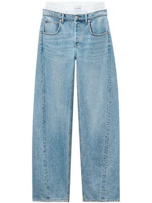 ALEXANDER WANG Urban Boxer-Banded Balloon Jeans