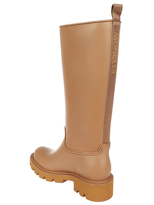 MONCLER Knee-High Minimalist Rain Boots for Women