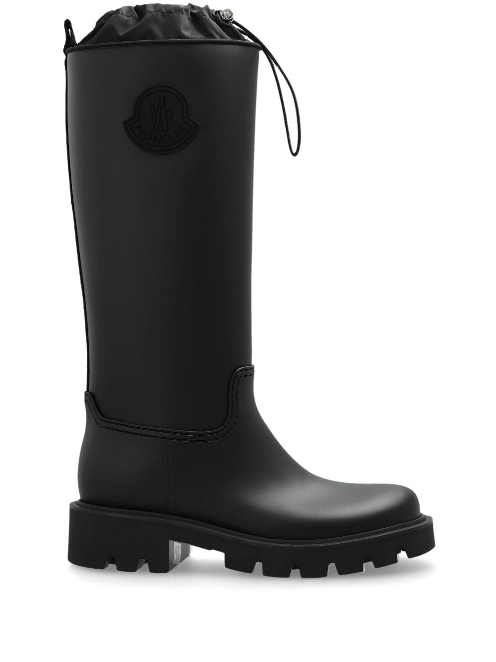 MONCLER High Rain Boot in Black