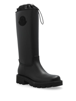 MONCLER High Rain Boot in Black