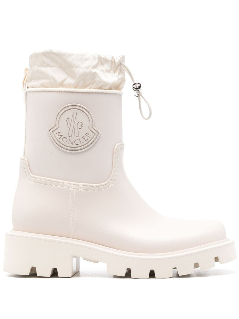 MONCLER Kickstream White Rain Boot for Women