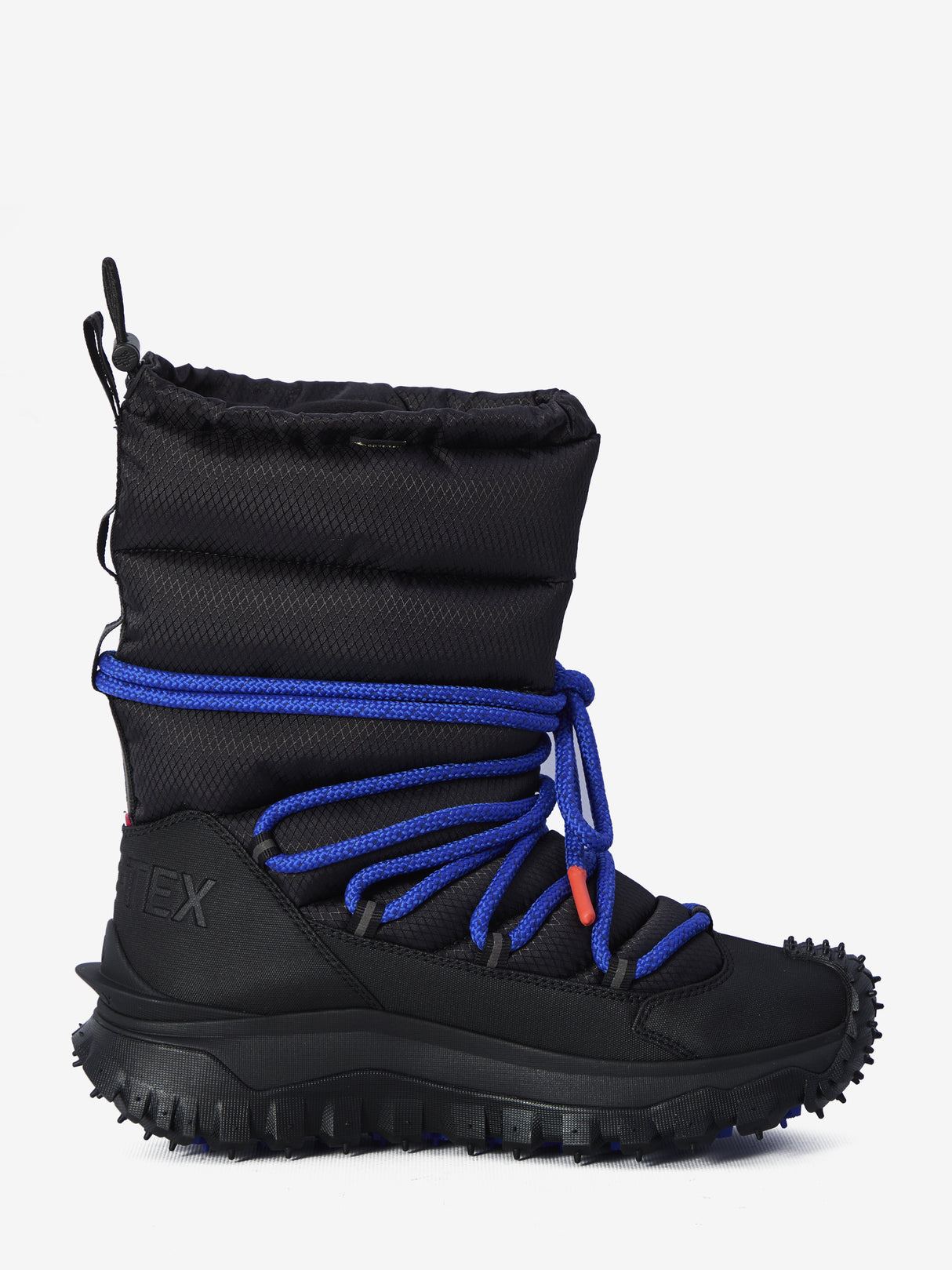 MONCLER High-Performance Leather Waterproof Boots with 4.5cm Sole Height