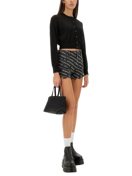 T BY ALEXANDER WANG Cropped Cardigan (Regular Fit)