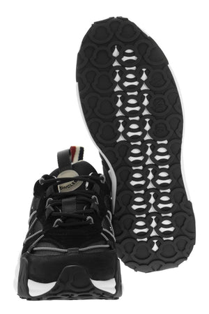 MONCLER Men's Black Trainers with Rugged Design - Distinctive Style for the Modern Explorer - SS22 Collection