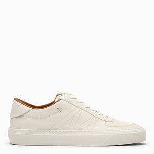MONCLER Men's Tan Leather Low Top Sneakers for SS24