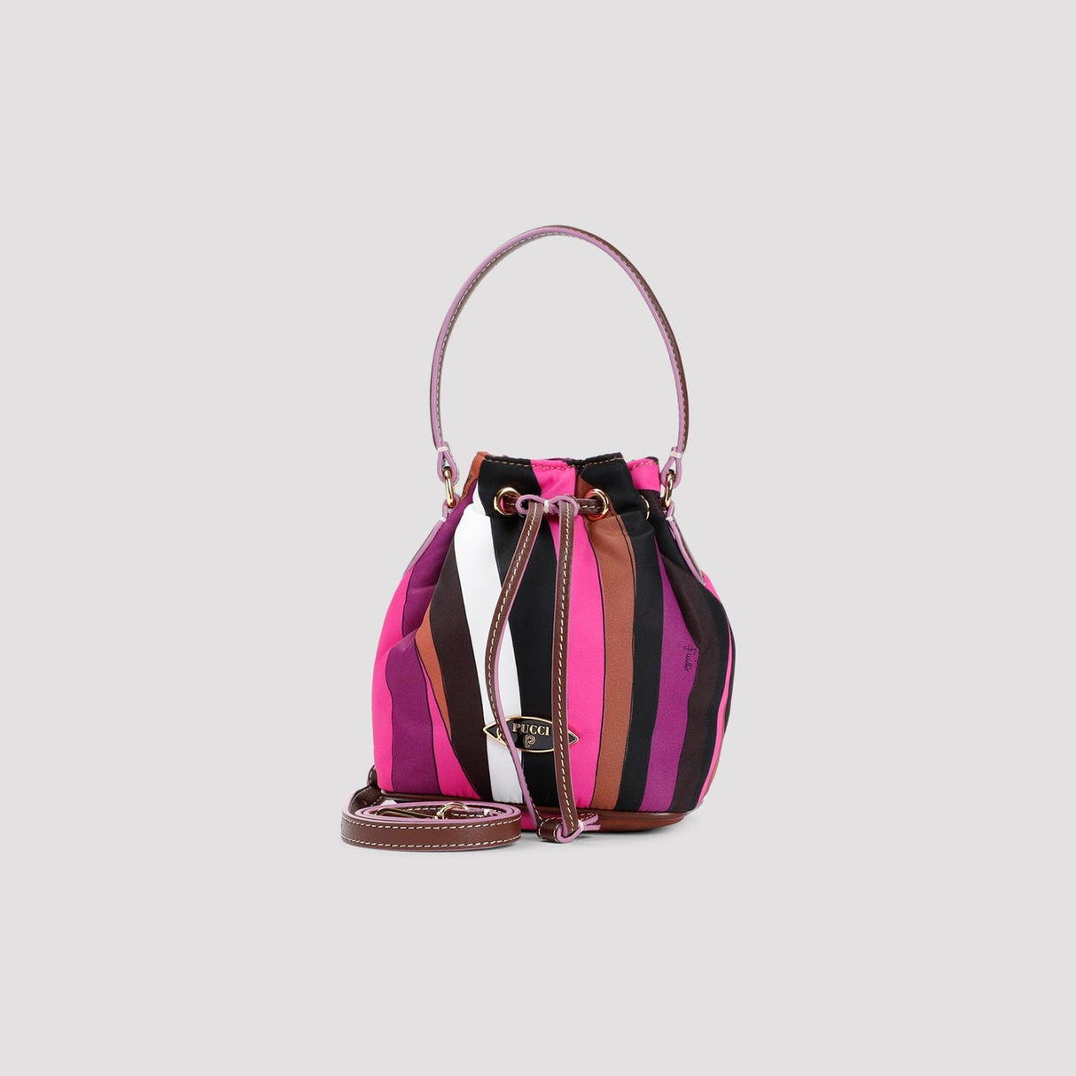 EMILIO PUCCI Mini Drawstring Pouch Handbag