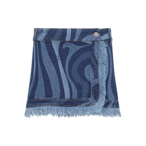 EMILIO PUCCI Chic Denim Mini Skirt for Women