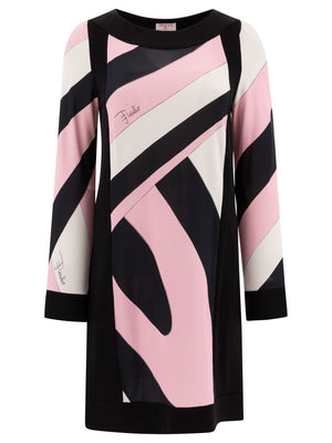 EMILIO PUCCI Relaxed Fit Long Sleeve Dress