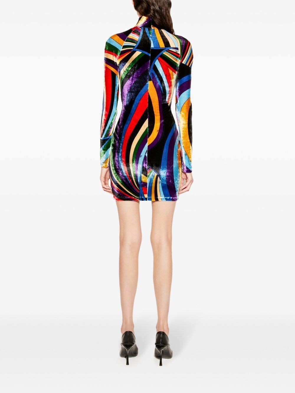 EMILIO PUCCI Multicolour Iride Print Mini Dress for Women