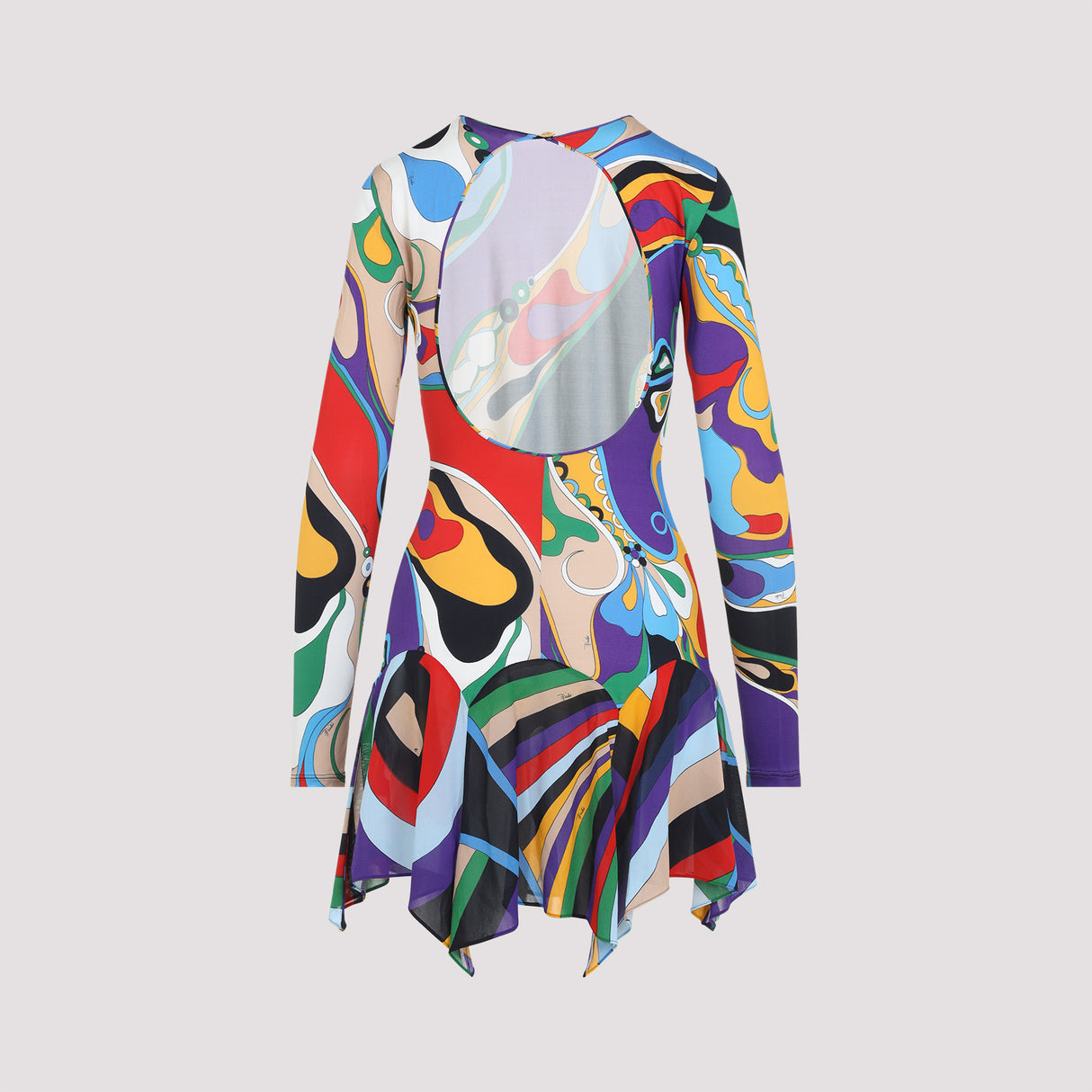 EMILIO PUCCI Vibrant Viscose Midi Dress