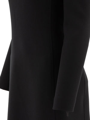 EMILIO PUCCI Slim Fit A-Line Dress with Contrasting Collar