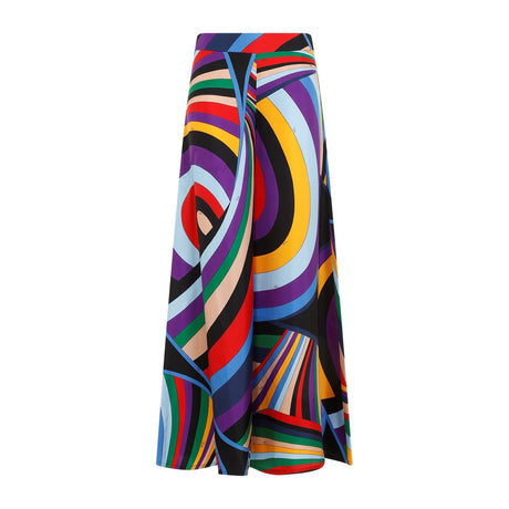 EMILIO PUCCI Luxury Silk Trousers for Women - Autumn/Winter 2024