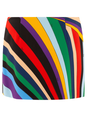 EMILIO PUCCI IRIDE-PRINT MINI SKIRT