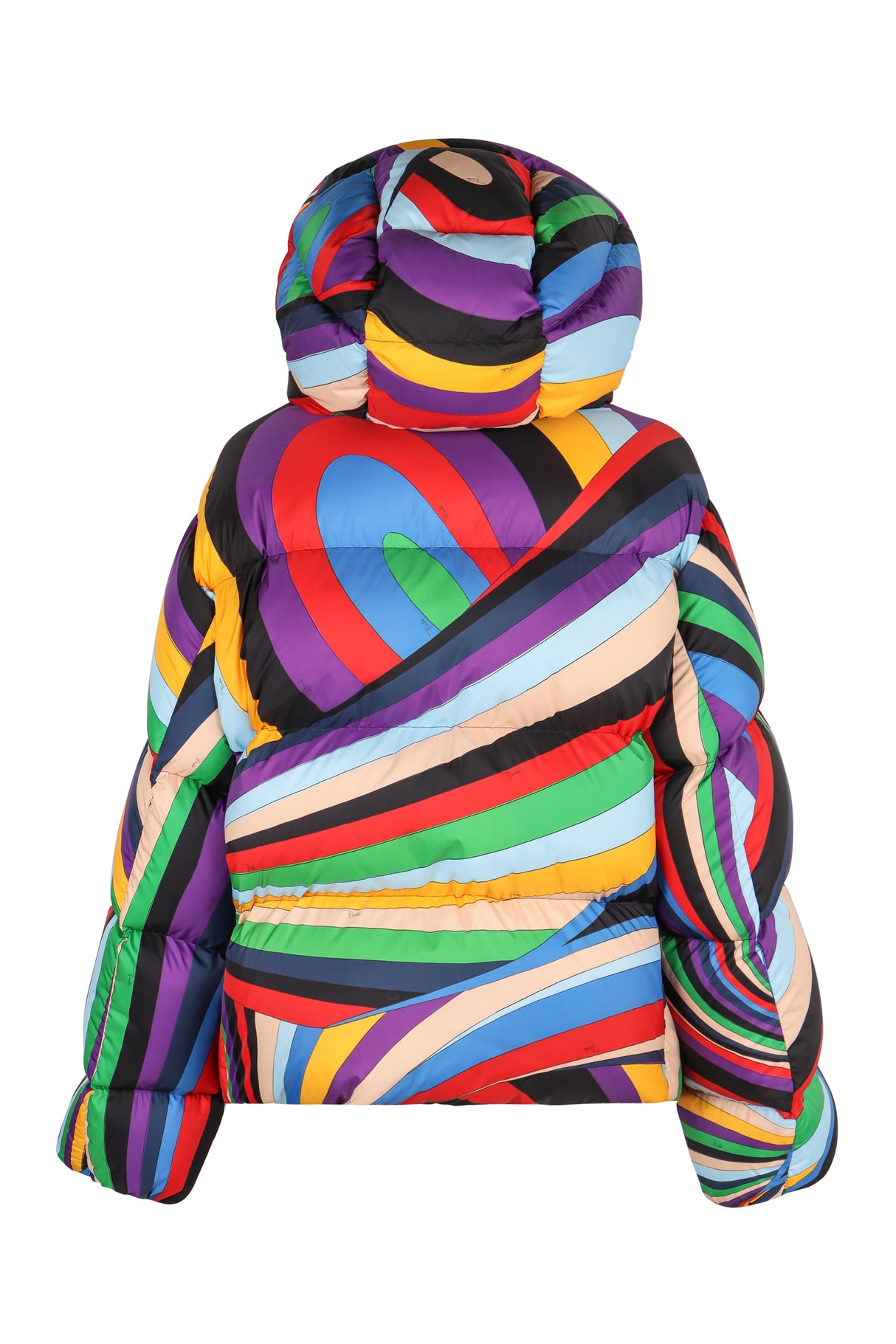 EMILIO PUCCI Vibrant Multicolor Down Jacket for Women